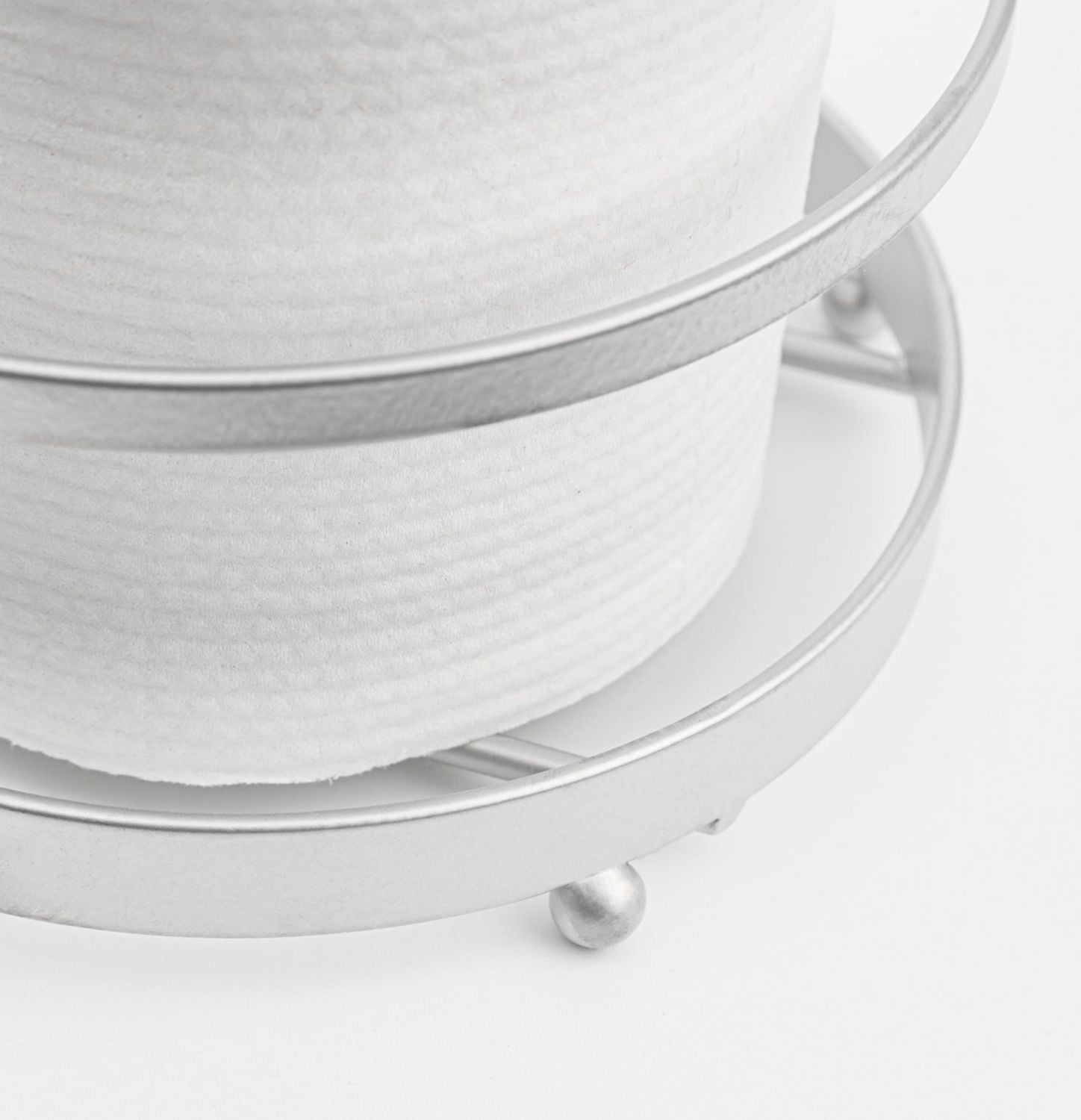 era Tosh Toilet Paper Holder Arctic Silver