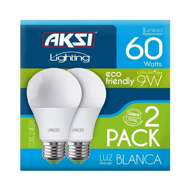 Foco Aksi Lighting Paquete con 2 focos Led, modelo 129021