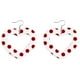 thumbnail image 2 of Pendientes para mujer, regalos para mujeres, niñas, San Valentín, fiesta, cuero sintético, pendientes colgantes, accesorio, pendientes colgantes, 2 of 3