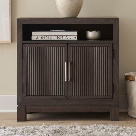 Liberty Furniture Commode de Chevet Moderne avec Station de Recharge - Brun