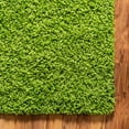 thumbnail image 6 of Rugs.com Solid Shag Collection Rug – 16 Ft Runner Grass Green Shag Rug Perfect For Hallways, Entryways, 6 of 9