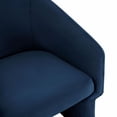 thumbnail image 4 of SAFAVIEH Couture Susie Contemporary Velvet Solid Accent Chair, Dark Grey, 4 of 5