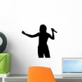 thumbnail image 1 of Silhouette Singing Girl Wall Decal by Wallmonkeys Peel and Stick Graphic (18 in W x 17 in H) WM347282, 1 of 4
