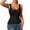 *1-Black, variant on Women's Ruched Front Spaghetti Strap Camisole , Ladies' Sweetheart Neck Fitted Sleeveless Shirt , Casual Layering Tank Top For Women,White,S-XL