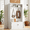 White, variant on Black Hall Tree with Storage Bench, 70.9" Tall Entryway Bench with Shoe Storage, Coat Rack and Top Shelf, Freestanding Wooden Hall Tree with Bench for Entryway, and Hallway