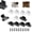 (Mix*10pcs), variant on Heavy Duty Furniture Connectors, Removable L Shape Corner Brace for Cabinets, Drawers, Tables, Chairs and Wood Furniture | Quick Fitting Furniture Joint Bracket(Black*10pcs)