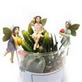 thumbnail image 2 of Fairy Figurine 5PCS Resin Fairy Figures with Fly Wing Miniature Fairy Garden Figurines Lovely Fairy Statue for Landscape, 2 of 5