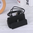 thumbnail image 3 of Cargador de base para teléfono de escritorio con soporte de carga para teléfono móvil creativo con cable de alimentación (negro), 3 of 5