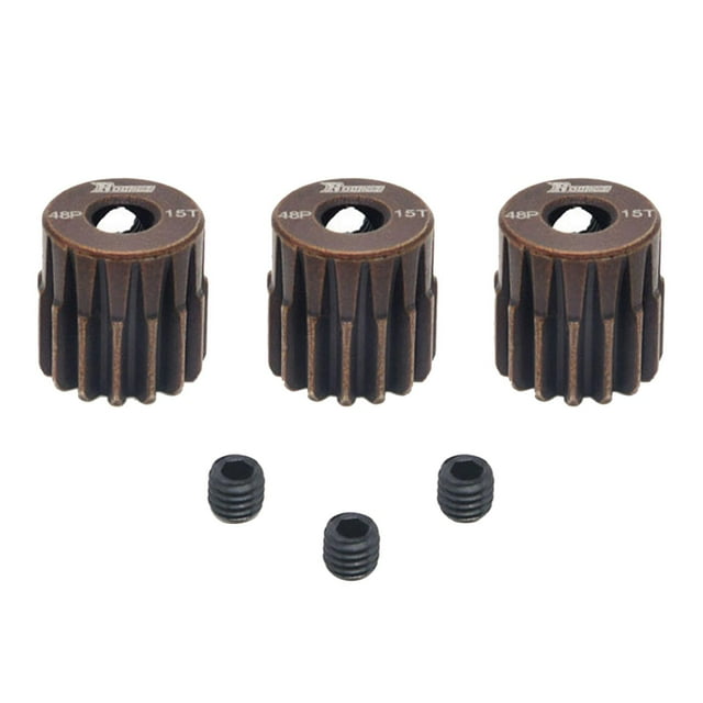 Kit de 3 engranajes de motor para coche a escala 1/10 F540 3650 3660 con motor sin escobillas 15T