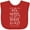Red, variant on Inktastic We Will Serve the Lord Bible Verse Boys or Girls Baby Bib