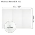 thumbnail image 2 of Plastic Mesh Canvas Sheet 42x30cm/16.5x12inch White Blank Canvas Rectangle 4mm Hole for Embroidery, Pack of 4, 2 of 4