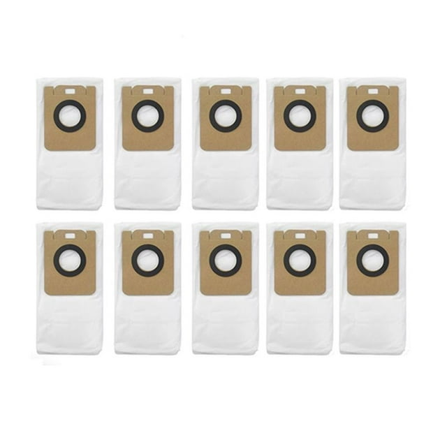 10 Bolsas de Polvo para Bot D10 Plus RLS3D Accesorios de Repuesto para Aspiradora