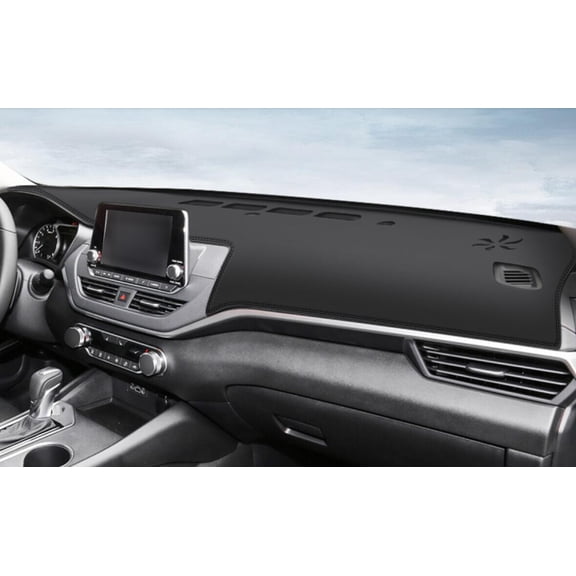 Leather Dashboard Cover Mat Non-Slip Pad Carpet Sunshield Protector Car Dashboard Cover Dash Pretector Mat For Nissan Altima 2019-2022