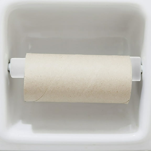 Raindrops 6 Pcs Toilet Paper Roller Holder Plastic Spring Loaded Replacement Spindle Rod Toilet Paper Roll Extender For Bathroom Tissue Roll