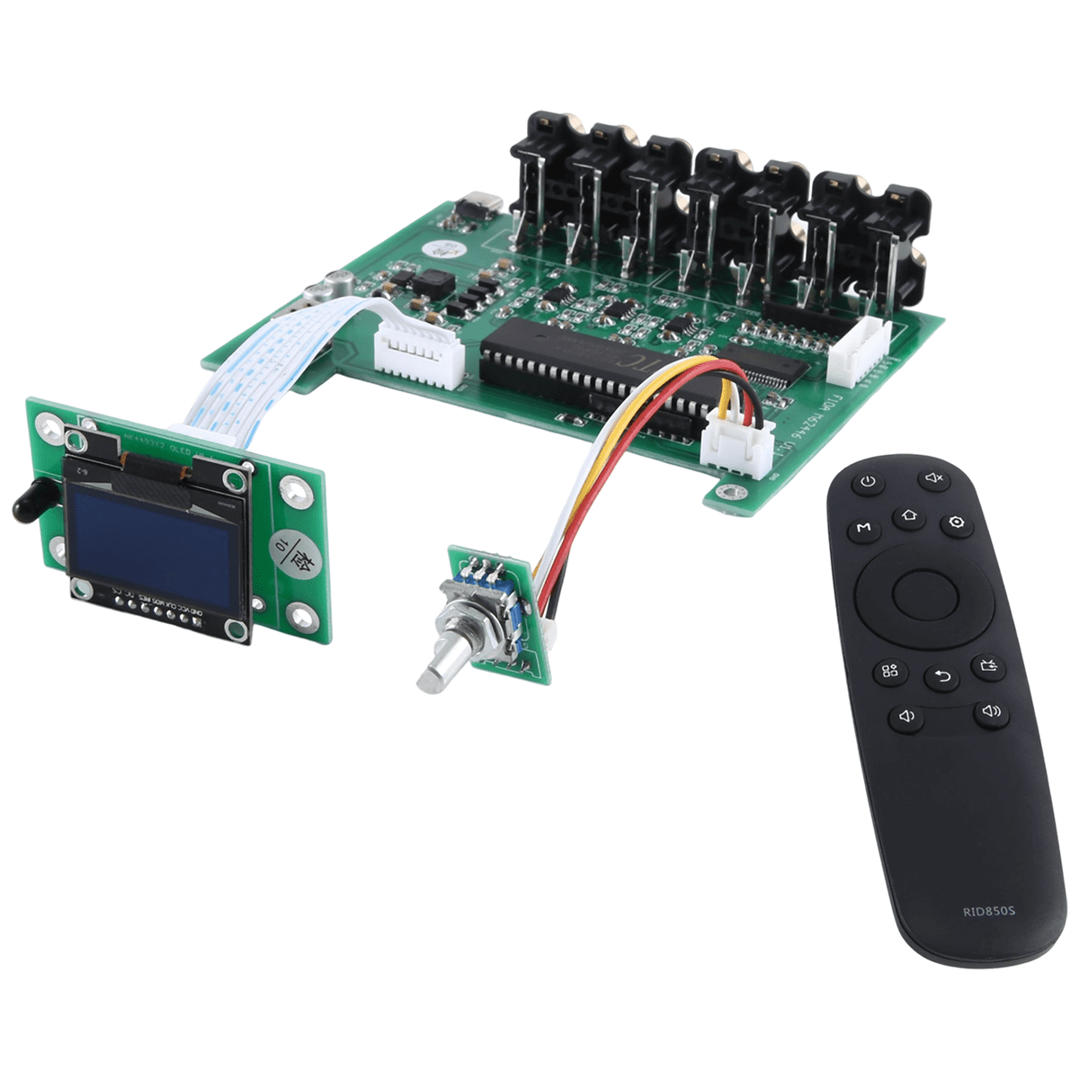 DLHiFi F11 M62446 Preamp 5.1 6 Channel Fully Independence Remote Control OLED Display for HiFi Amplifier