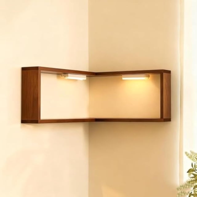 Smart Corner Shelves That Light up Your Space, 5-Tier Corner Shelf Display Stand with LED Lamp for Figurines, Collectibles & Books, Modern Storage Rack for Living Room, Study,Bedroom (1pc)