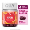 OLLY Heavenly Hair Gummy Supplement, Keratin, Biotin, Amla & Zinc, Tropical Citrus Flavored, 60 Count
