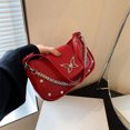 thumbnail image 2 of Bolso Axila Bandolera Mujer Cuero PU Patrón Mariposa Y2k Satchel Monedero, 2 of 9