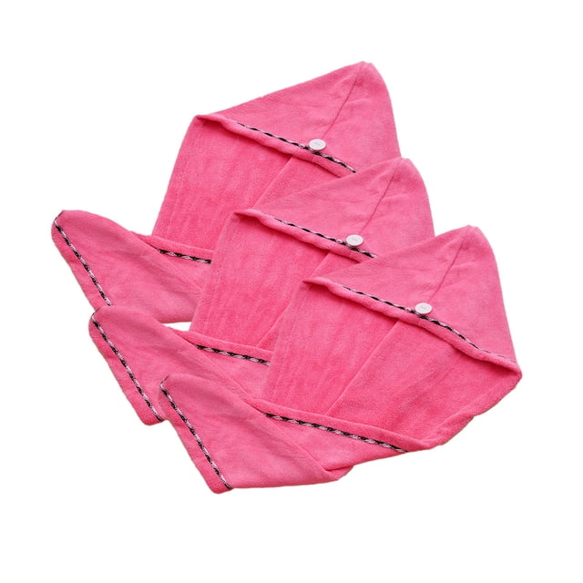 Toalla envolvente para el cabello para mujeres, 3 piezas, turbante absorbente de secado rápido para secar cabello rizado y largo