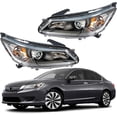 thumbnail image 2 of EPOTOOR Headlight Assembly Replacement for 2013-2015 Honda Accord Projector Headlight without DRL Headlamps Sedan Pair Left and Right Side, 2 of 6