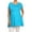 Turquiose, variant on Women's Casual Solid Color Blouse Tunic Top Shirt