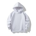 thumbnail image 2 of Povozer Oversized Hoodies for Teen Girls Fashion Y2k Trendy Girls Hoodie Trendy Youth Oversized Waffle Kids Hooded Sweatshirt Long Sleeve Shirt Cute Teen Girl Clothes Size for 4-5 Years,White, 2 of 3