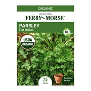 Ferry-Morse Organic 70MG Parsley Flat Italian Herb Plant Seeds Packet