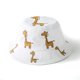 thumbnail image 1 of 50-54 cm Circunferencia de la Cabeza Sombreros para Hombres y Mujeres, Sombreros para el Sol con patrón de cervatillo, ala Grande, Sombreros de Pescador con protección Solar para niños,Black, 1 of 5