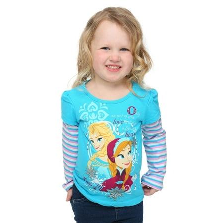 

Toddler Frozen Family Forever Long Sleeve Girls Shirt