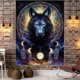 thumbnail image 1 of Tapiz de pared de 200 x 150 cm, tapiz de pared hippie/psicodélico de animales, ideal para colgar en la pared, manta de picnic, mantel, toalla de playa, decoración de sala de estar, 1 of 5