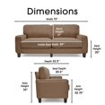 thumbnail image 2 of Serta Palisades 73" Sofa Tan, 2 of 13