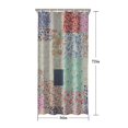 thumbnail image 5 of Pioneer Flower Floral Print Pattern Shower Curtain 36"x72" ,Bathroom Decorative Shower Curtains Set with 12 Hooks,Modern Waterproof Washable Shower Curtain, 5 of 6