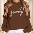 thumbnail image 2 of Grammy Crewneck Sweatshirt for Women 2026 Trendy Casual Grandma Graphic Sweatshirts Womens Pullover Top, 2 of 4