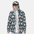 thumbnail image 4 of Haiem Popcorn With Glasses UPF 50+ Fishing Shirts for Men Long Sleeve UV Sun Protection Hoodie Non-Mask Outdoor Hiking Shirts, 4 of 9