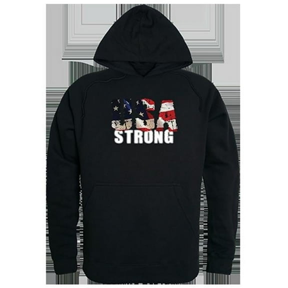 USA Strong 1 Graphic Pullover Sweatshirt, Black - Large