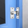 thumbnail image 4 of jileijar 90 Degree Stainless Steel Latch- Safety Right Angle Catch Sliding Lock Door X4V2, 4 of 8