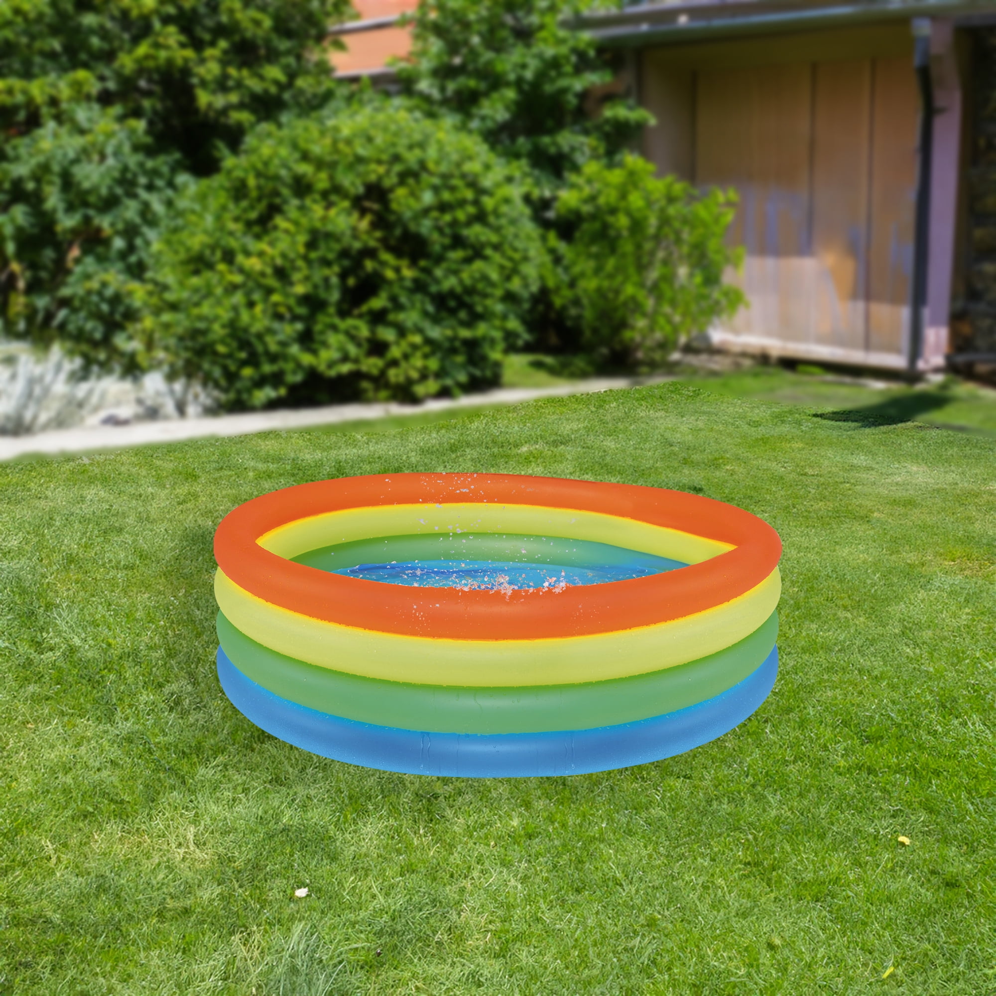 Pool Central 59" Vibrantly Colored Inflatable Children's Swimming Pool
