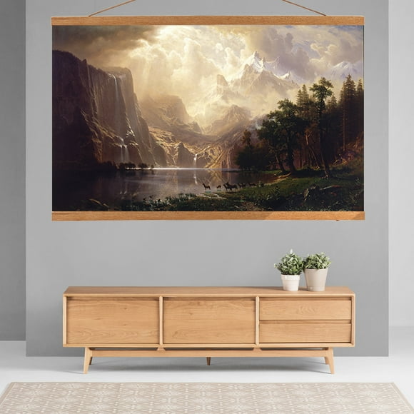Wooden Poster Hanger, Hanging Poster Hanger, Non-toxic Durable Prints for Posters