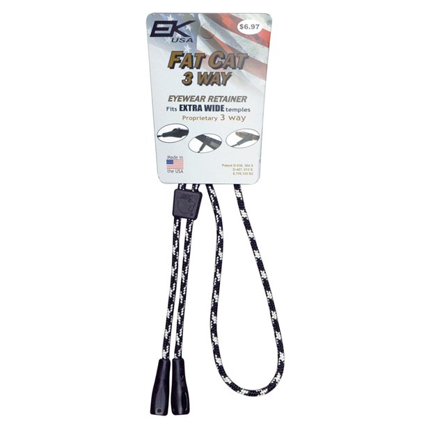 EK Fat Cat Eyewear RetainerWhite/Black
