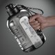 thumbnail image 2 of Botella de agua de un galón, jarra de agua motivacional de 57 oz, libre de BPA, a prueba de fugas, botella de agua deportiva grande con asa, le garantiza beber suficiente agua a diario, 2 of 6
