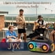 thumbnail image 2 of Bocina Bluetooth JYX, Altavoz Portátil Inalámbrico para Fiestas con Deslumbrantes Luces LED, 2 Micrófonos y 6 Modos de Voz, Altavoz Bluetooth, D51-T, 2 of 8