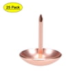 thumbnail image 1 of Uxcell 0.75''x0.91'' Clavos de Tapicería Tacos Redondos de Empuje de Pulgar de Hierro Tono Oro Rosa 25Pcs, 1 of 5