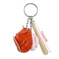 thumbnail image 3 of EGNMCR Keychains Mini Baseball Glove Set Keychain Baseball Keychain Bag Pendant Baseball Pendant Fashion Car Ornament key chain, 3 of 4