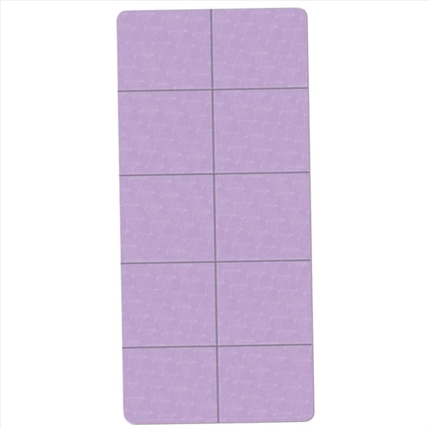 Esterilla de Yoga Plegable, Plegable para Ejercicios Físicos Viaje, Antideslizante Doble Cara Yoga, Pilates y Entrenamientos en el Suelo, Color