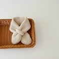 thumbnail image 2 of Splozh Toddler Winter Scarves Boy Children's Scarf Comfortable Warm Solid Color Knitted Boys Girls Baby Neck Scarf White,One Size, 2 of 3
