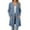 Blue, variant on VISALY Long Sleeve Cardigan Chunky Knit Cardigan Long Cardigans for Women Lightweight Fall Sweaters V Neck Knit Sweater Front Button Up Cardigan Open Front Cardigan Cardigan with Pockets A L