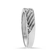 thumbnail image 2 of Mens Diamond 14K White Gold Wedding Ring, 2 of 3
