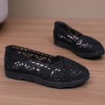 thumbnail image 5 of Fashion On Flat Comfortable Fishnet Hollow Out Casual Shoes Breathable Lightweight Walking Sneakers Non Outdoor Daily Wear Ladies Footwear, 5 of 9