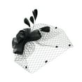 thumbnail image 4 of Minnieouse Accesorios para el cabello Bowknot romántico Pin Mesh Lace Multicolor Decoraciones de boda Adornos Tea Party Sombreros para Type3 NO3, 4 of 6