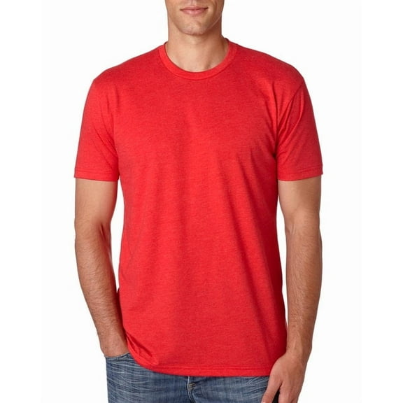 Next Level B20618700 Unisex CVC T-Shirt, Red - 5XL